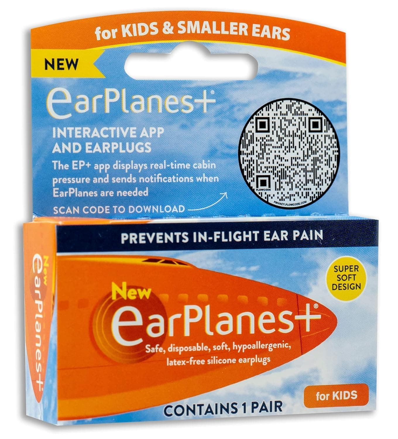 Ear Plugs Kid's Small Size 1 Pair
