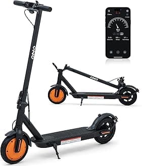 QnQ Electric Scooter, Powerful 500WPeak Motor, Max28Miles Long Range, Top Speed 19 MPH, 8.5" Tires,Long-Lasting Battery Life, Dual elastomer Suspension UL 2272 & 2271 Certified