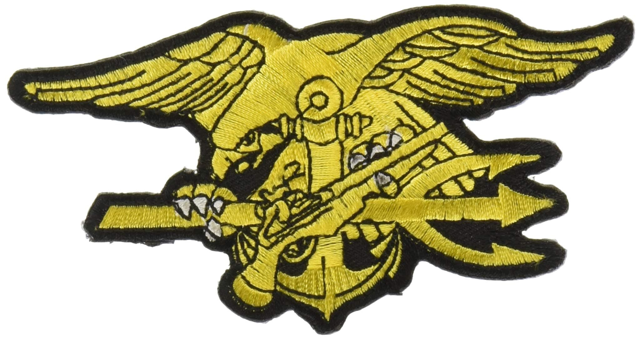 EagleEmblems PM0401 Patch-USN,Seal Trident (4'')