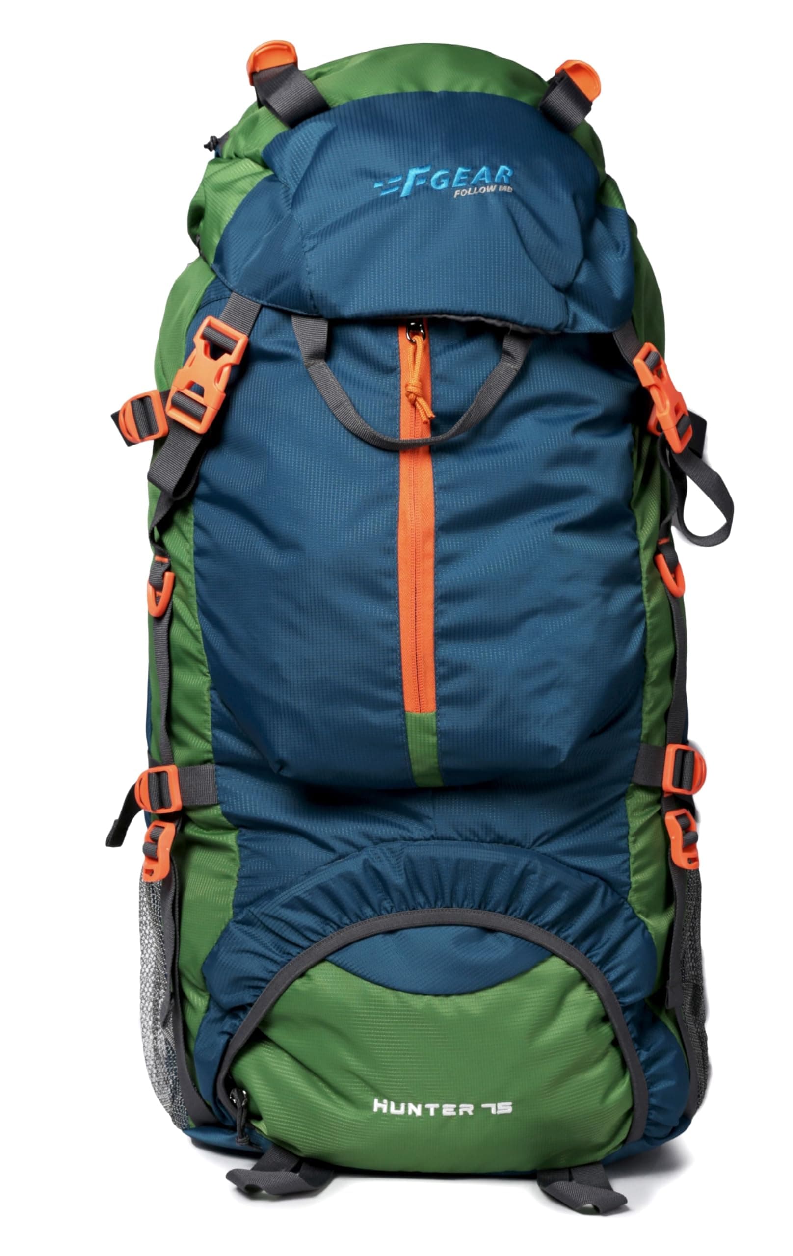 Hunter 75 Ltrs Blue Grn Rucksack (3196)