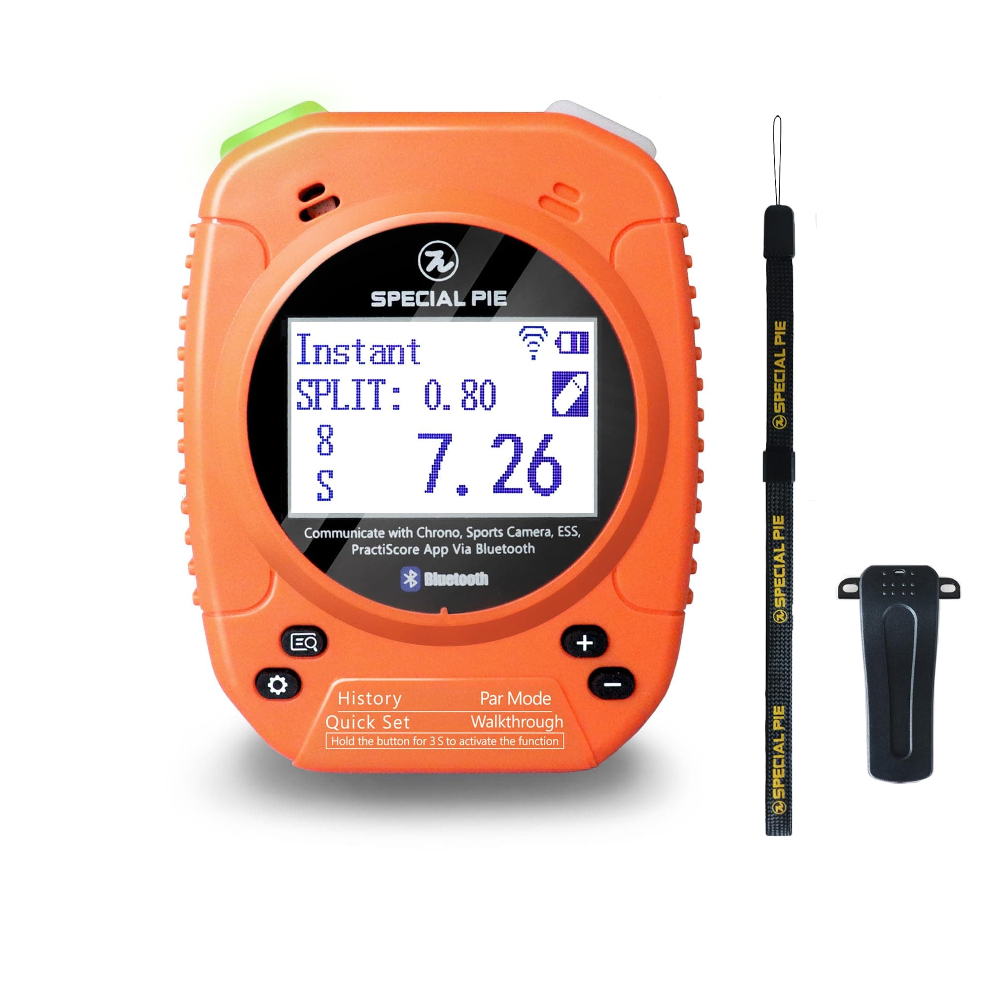 SPECIAL PIE Shot Timer for Shooting Competition- Connect with Big LED Score Display, Perfect for USPSA, IPSC, IDPA, PRS Shooting Competition & Shooting Club