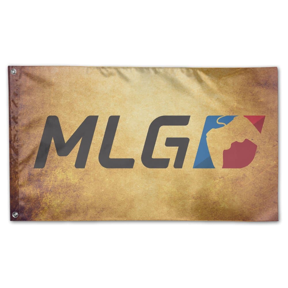 Large Home Major League Gaming MLG Flag Sing Layer Retangular Flag 3' X5'