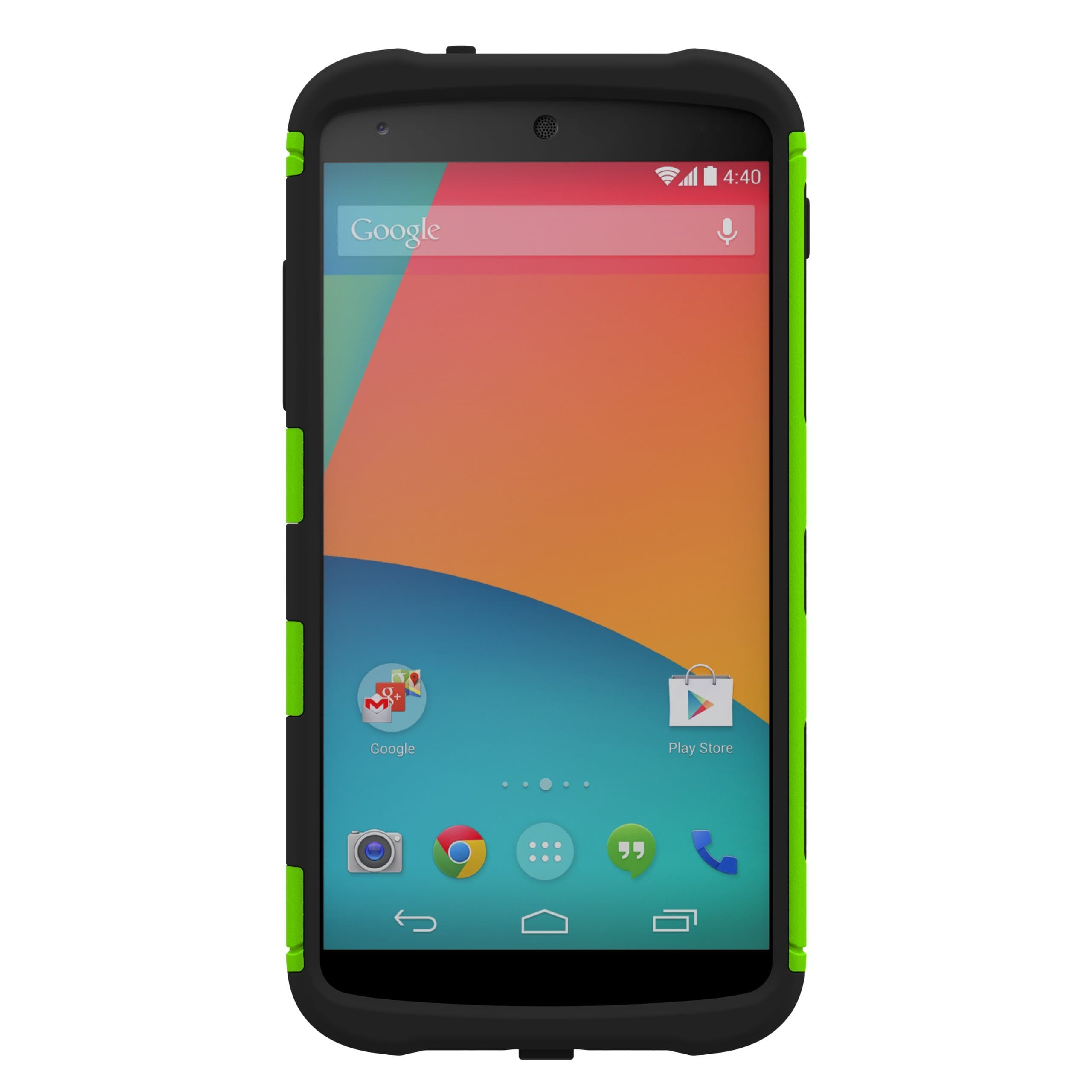 Trident Aegis Series Case for Google Nexus 5 - Retail Packaging - Green