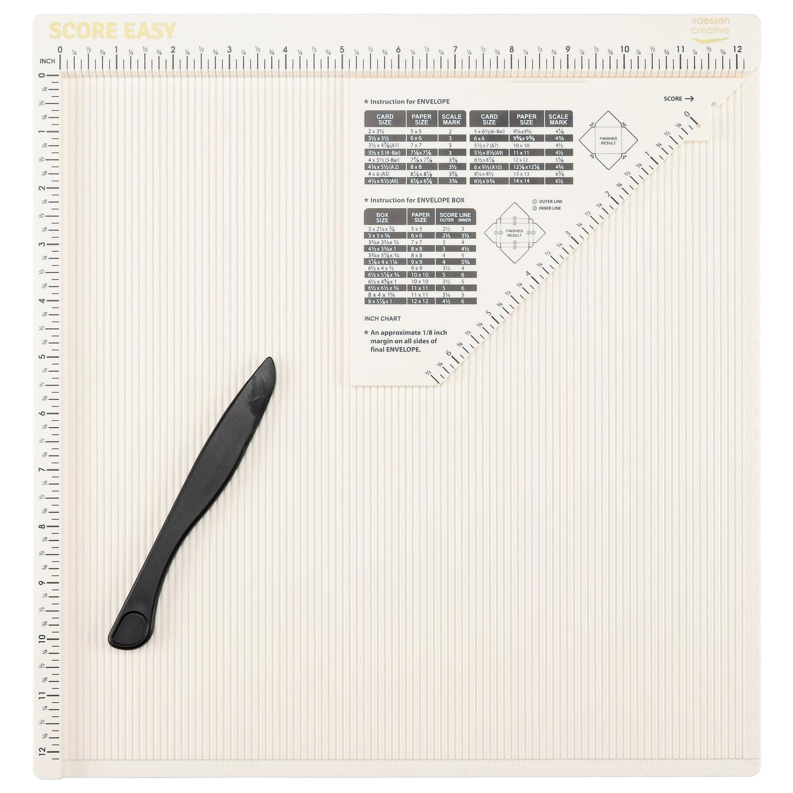 Vaessen Creative Easy-Imperial-Scoring Board, 12 x 12, White