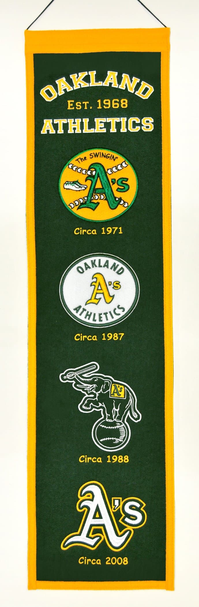 MLB Oakland Athletics Heritage Banner