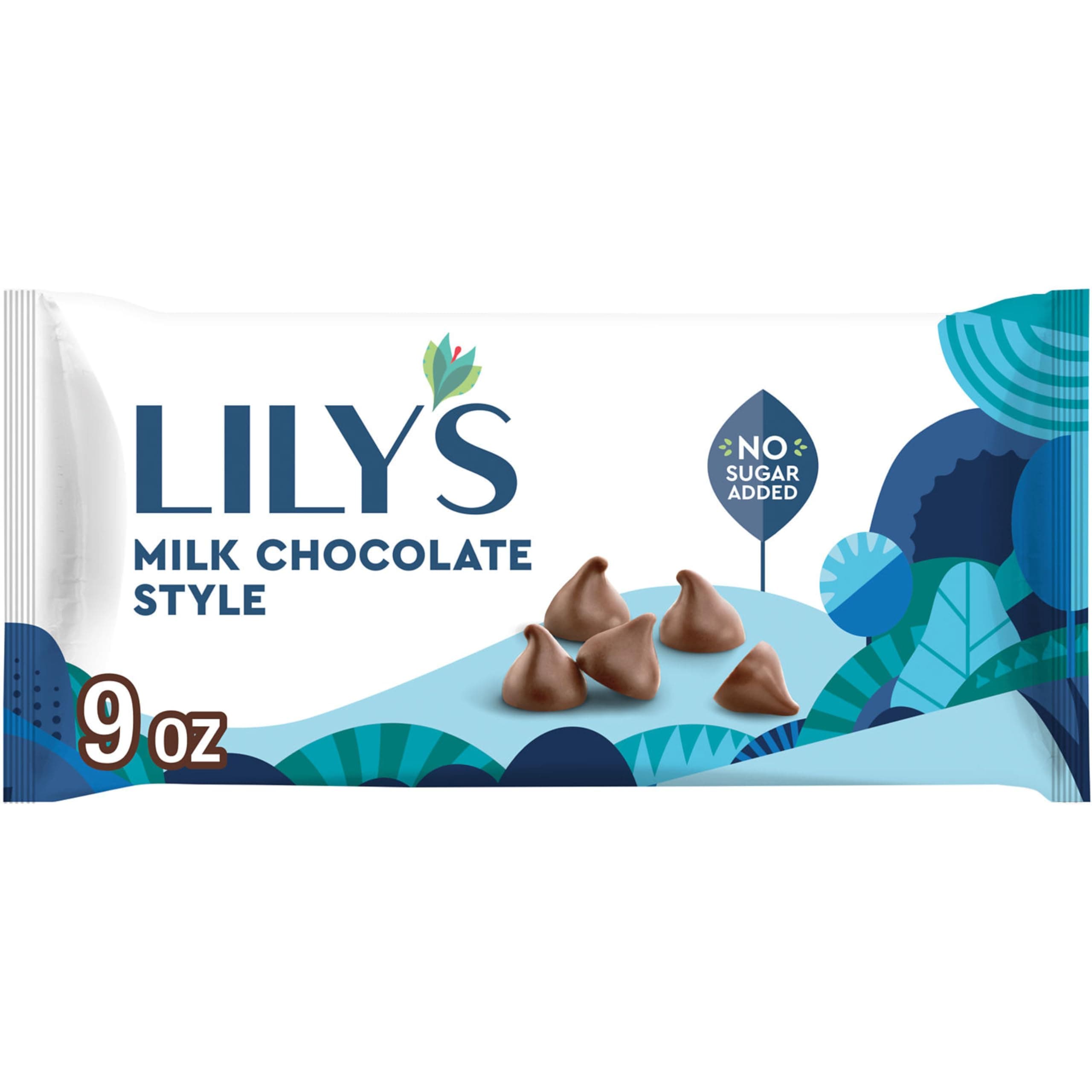 Lily's Sweets, Milk Chocolate Style Baking Chips, (9oz)