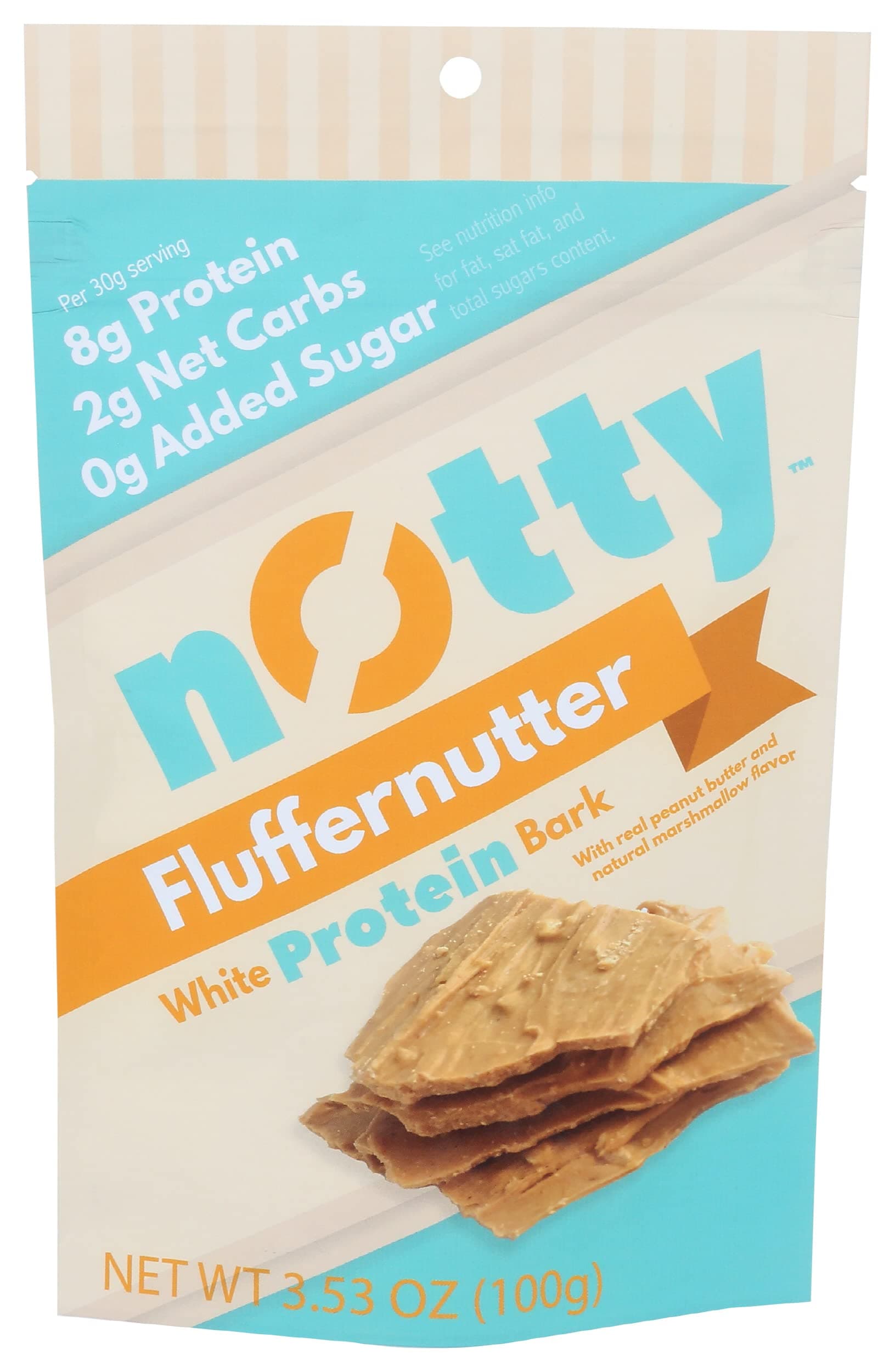 Notty Fluffernutter White Protein Bark, 3.53 OZ