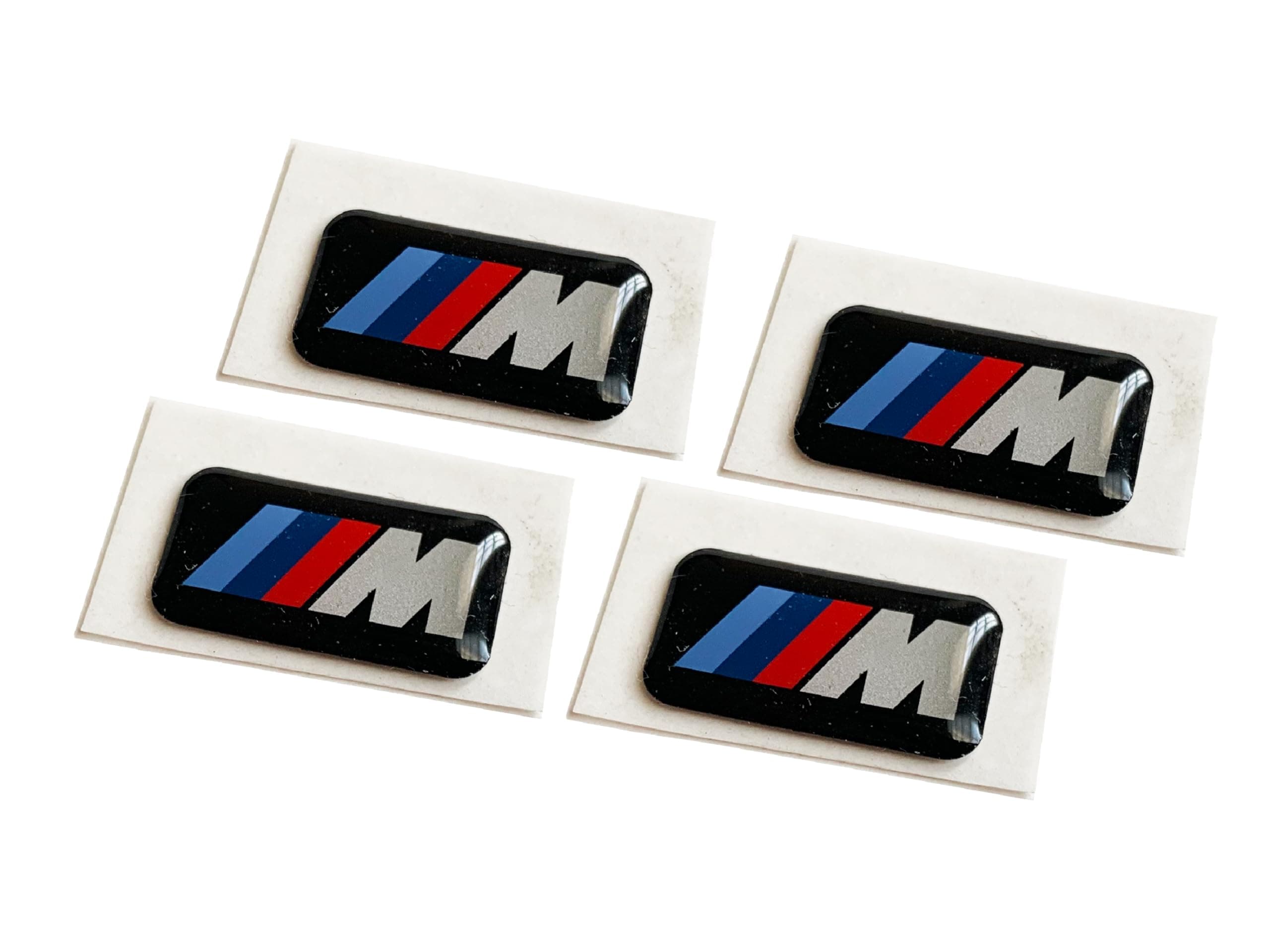 4 Genuine M 3D Stickers Badges Emblems Decals