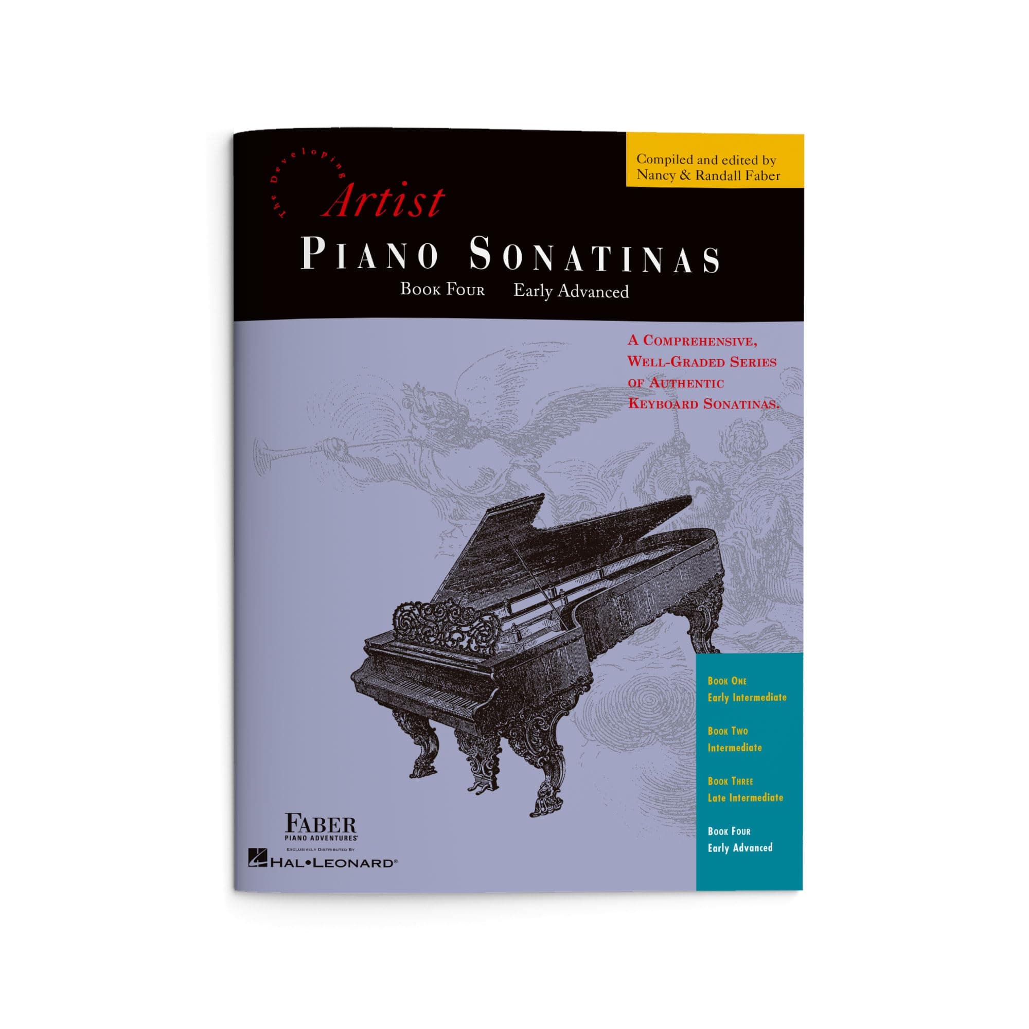 Piano Sonatinas Book 4 - Developing Artist Original Keyboard Classics | Sheet Music for Late Intermediate Students | Faber Piano Method Book with Sonatas by Mozart, Beethoven, Haydn, Clementi and More