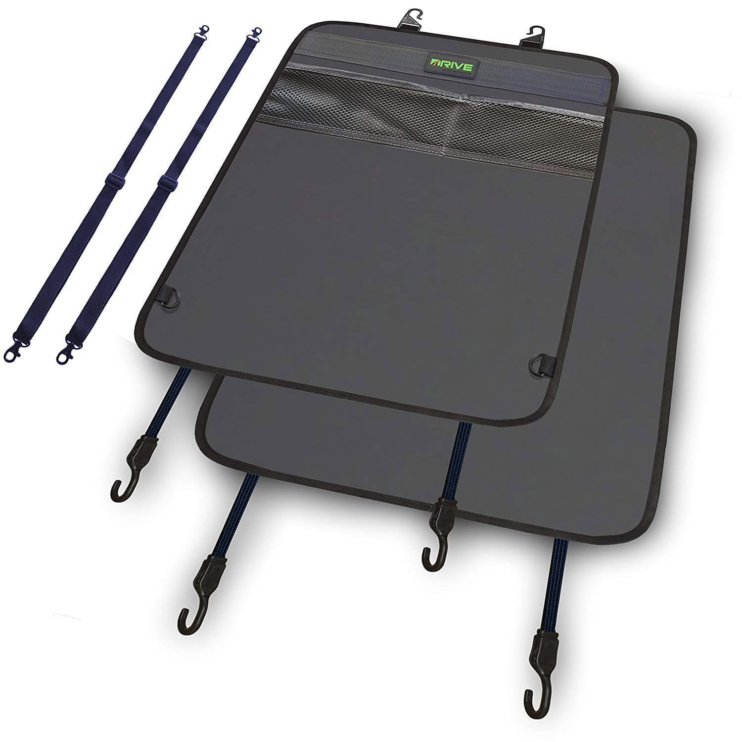 Industrial Strength Kick Mats - Car Seat Back Protector 2-Pack, Reversible