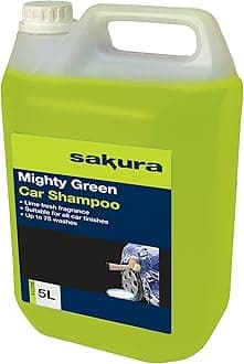 5L Mighty Green Car Wash Shampoo SS4619 – For All Vehicle Paint Finishes - 75 Washes