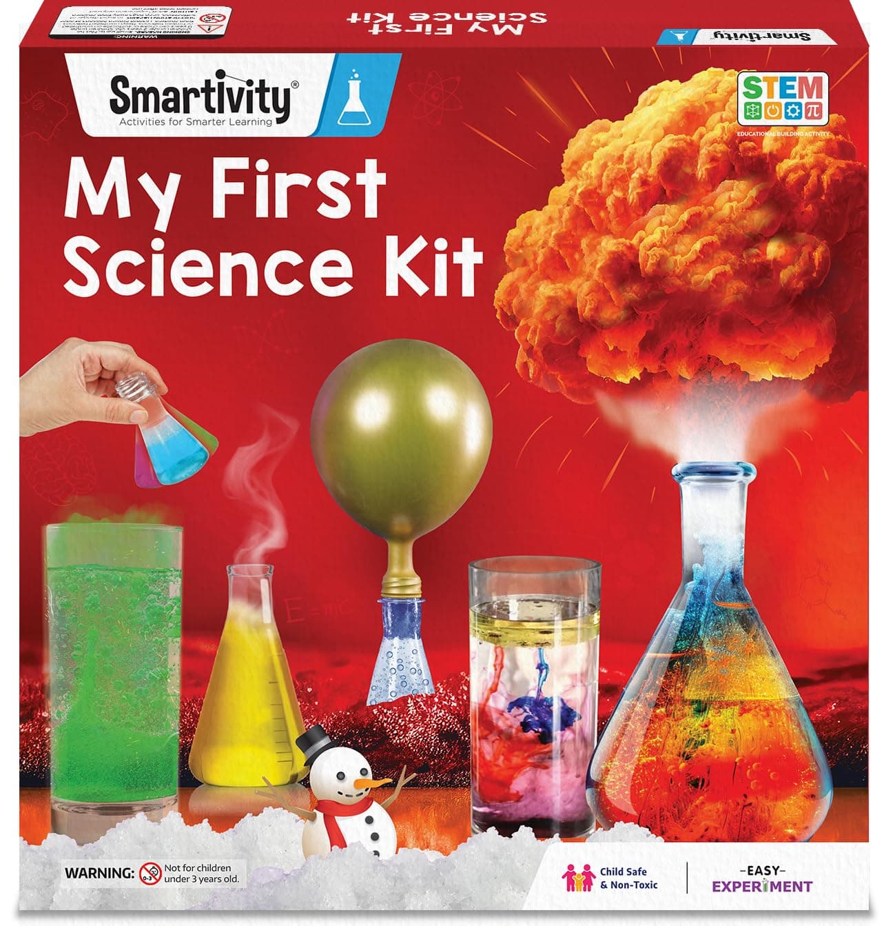 Smartivity My First Science Experiment Kit for Kids Ages 6, 7, 8, 9, 10, 11, 12 Years | 50+ Experiments I Christmas, Birthday Gift I Science Projects for Boys & Girls, STEM Toys for 6 to 12 Years