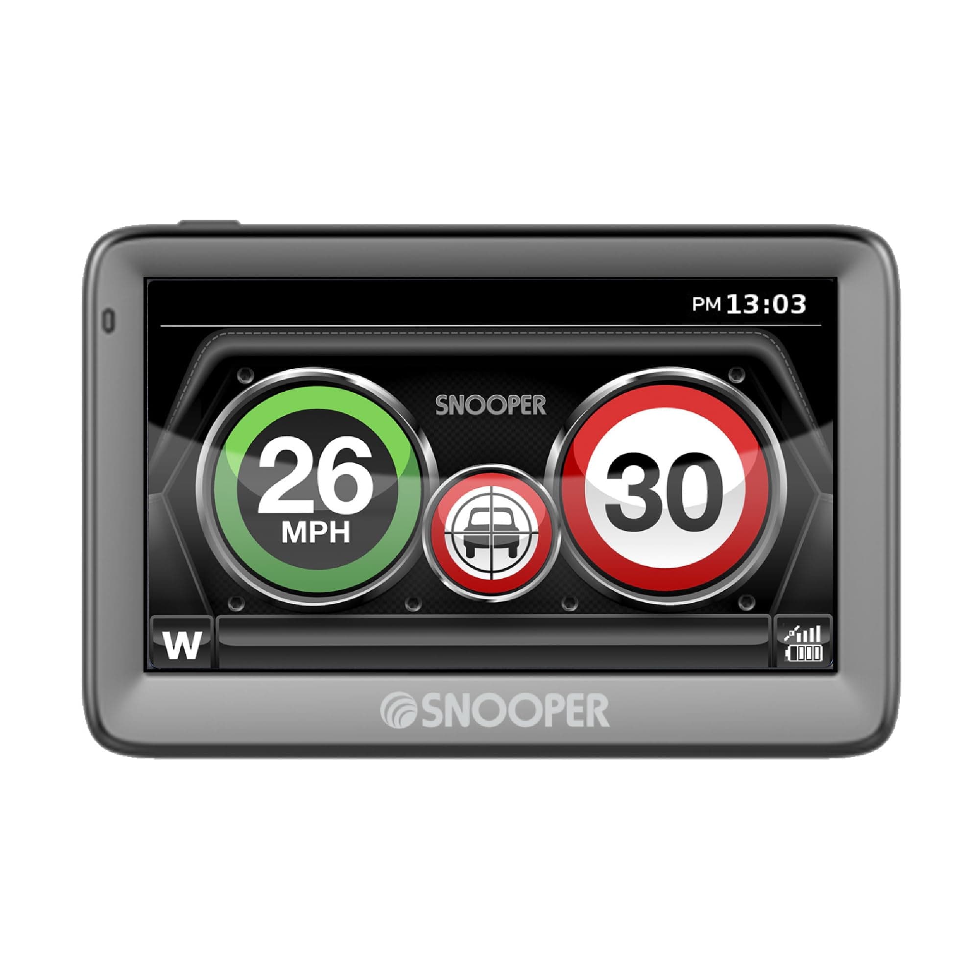 Snooper Speed Camera Detector MySpeed XL G2 S5100 Plus Speed Camera Detectors for Cars UK - Police Radar Detectors for Cars - Car Speed Limit Warning Device, Black