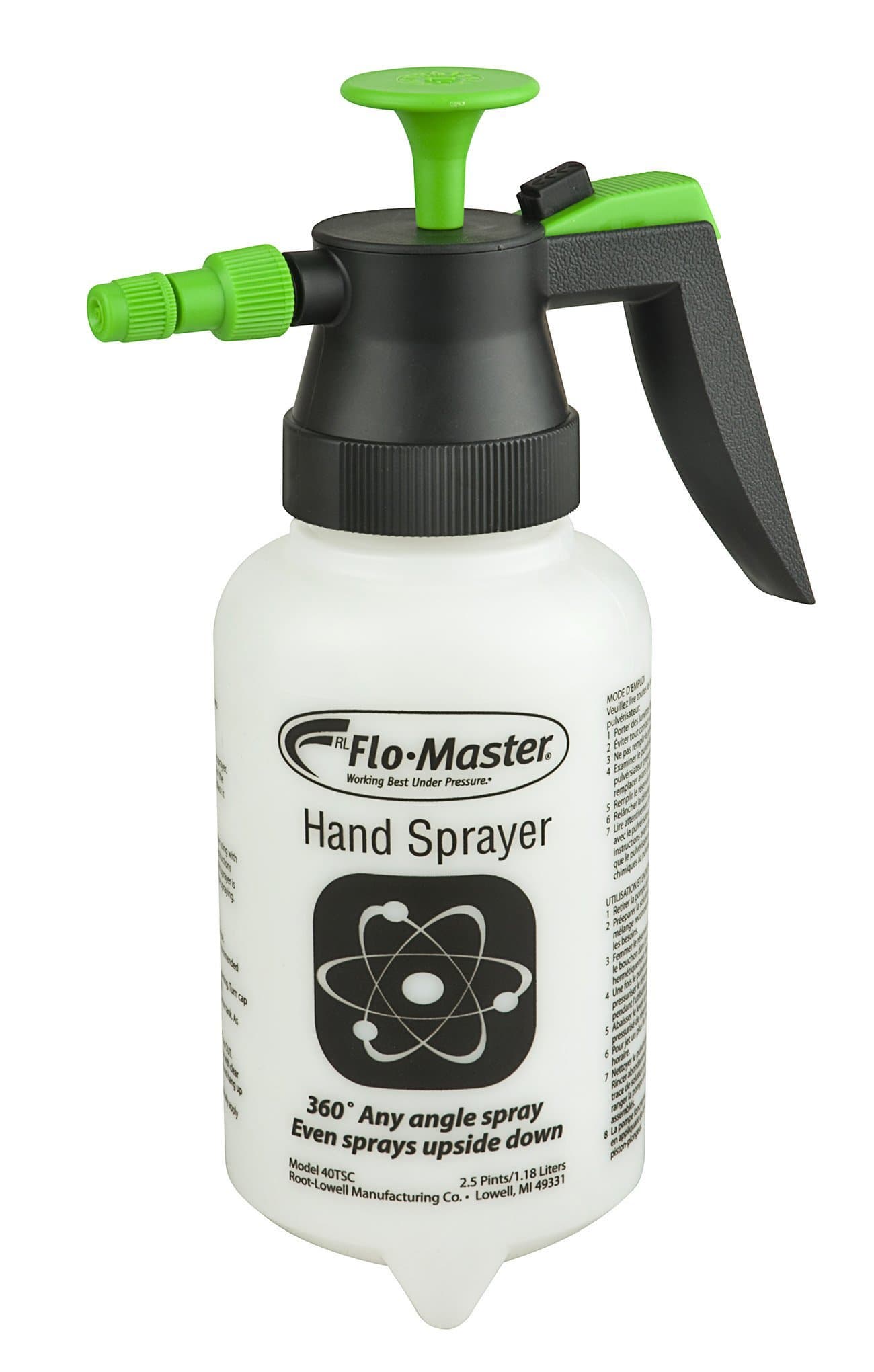 Root Lowell Flo-Master Pressurized Pump Sprayer, 40-Ounce