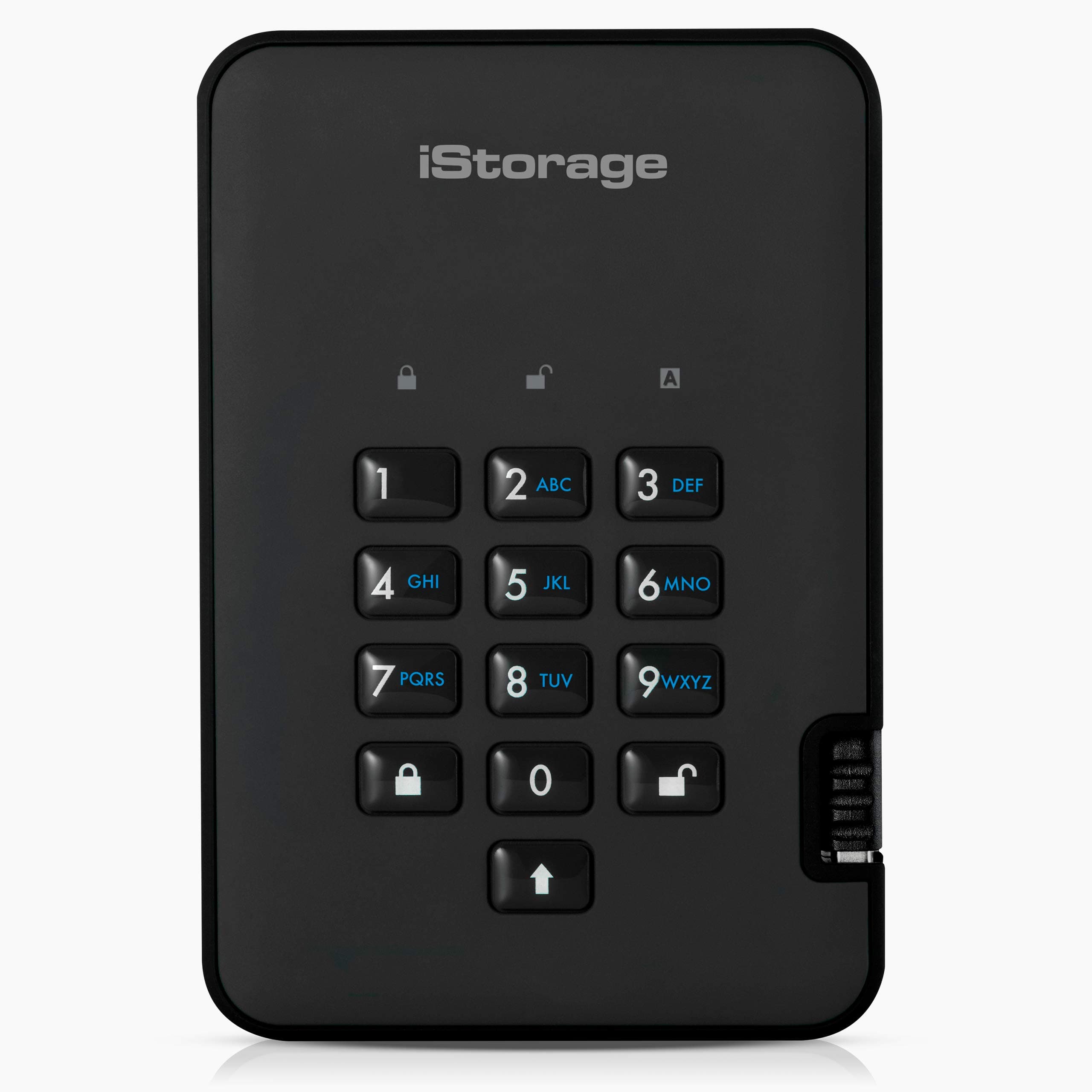 - iStorage diskAshur2 HDD 1TB Black - Secure portable hard drive - Password protected - Dust & water resistant - Hardware Encryption