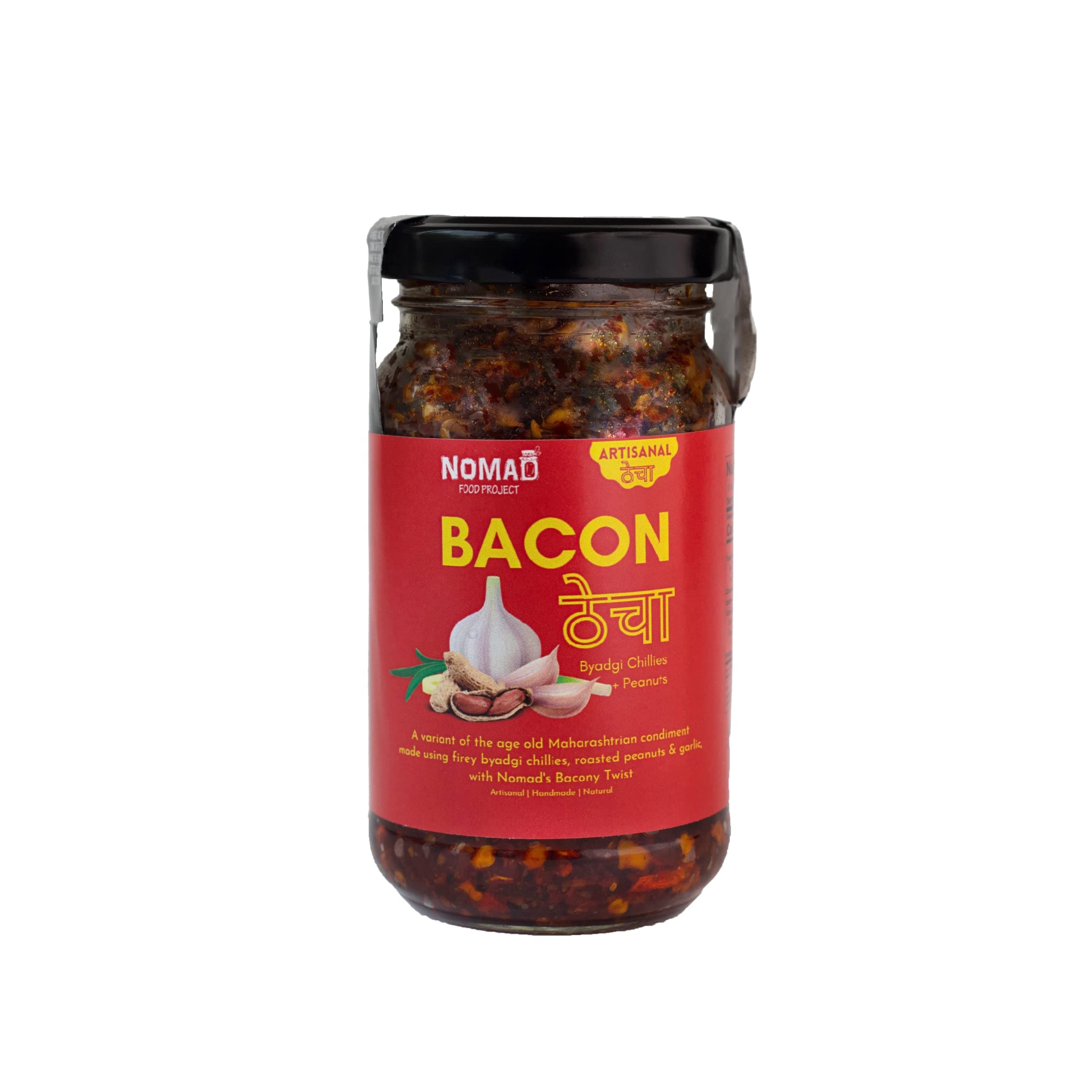 Nomad Food Project Bacon Thecha Red | 200gms