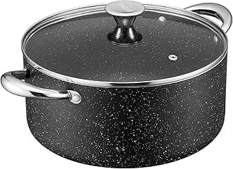 Large 12 Quart Nonstick Stock Pot with Lid, Induction Cooking Pot Soup Pot, Non-toxic and Oven Safe, Perfect for Stews, Soups and All Stovetops, PFOA PFAS Free