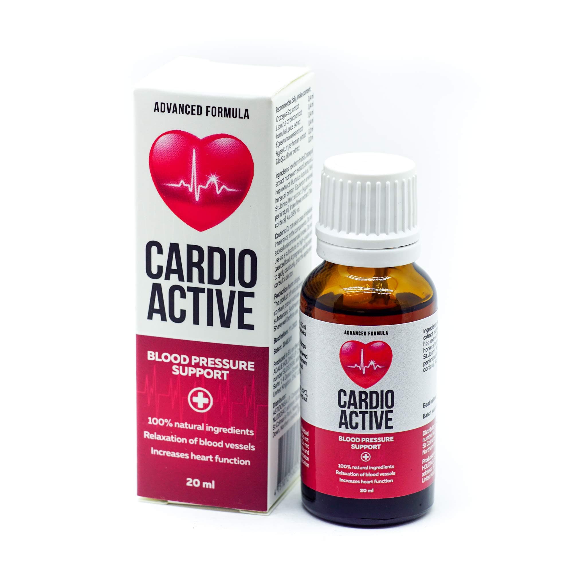 Cardio Active are Natural Herbal Drops for Cardiovascular Support