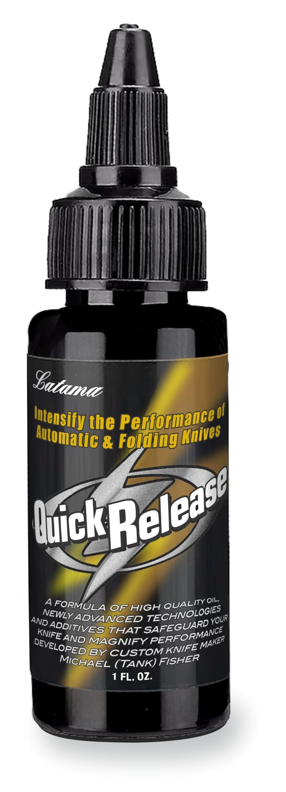 Quick Release Oil Generous 1 oz. Bottle with .010 Diameter Orifice Tip