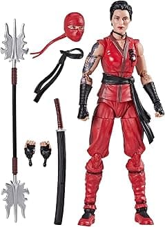 G.I. Joe Classified Series #124, Kim Jinx Arashikage, Collectible 6-Inch Ninja Action Figure with 7 Accessories