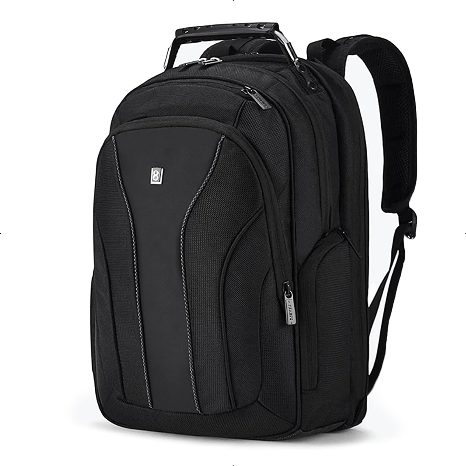 - Laptop Backpack, Work Backpack for Men Women, Travel Computer Bag for Business Fits 15.6" Laptop and Notebook - Black