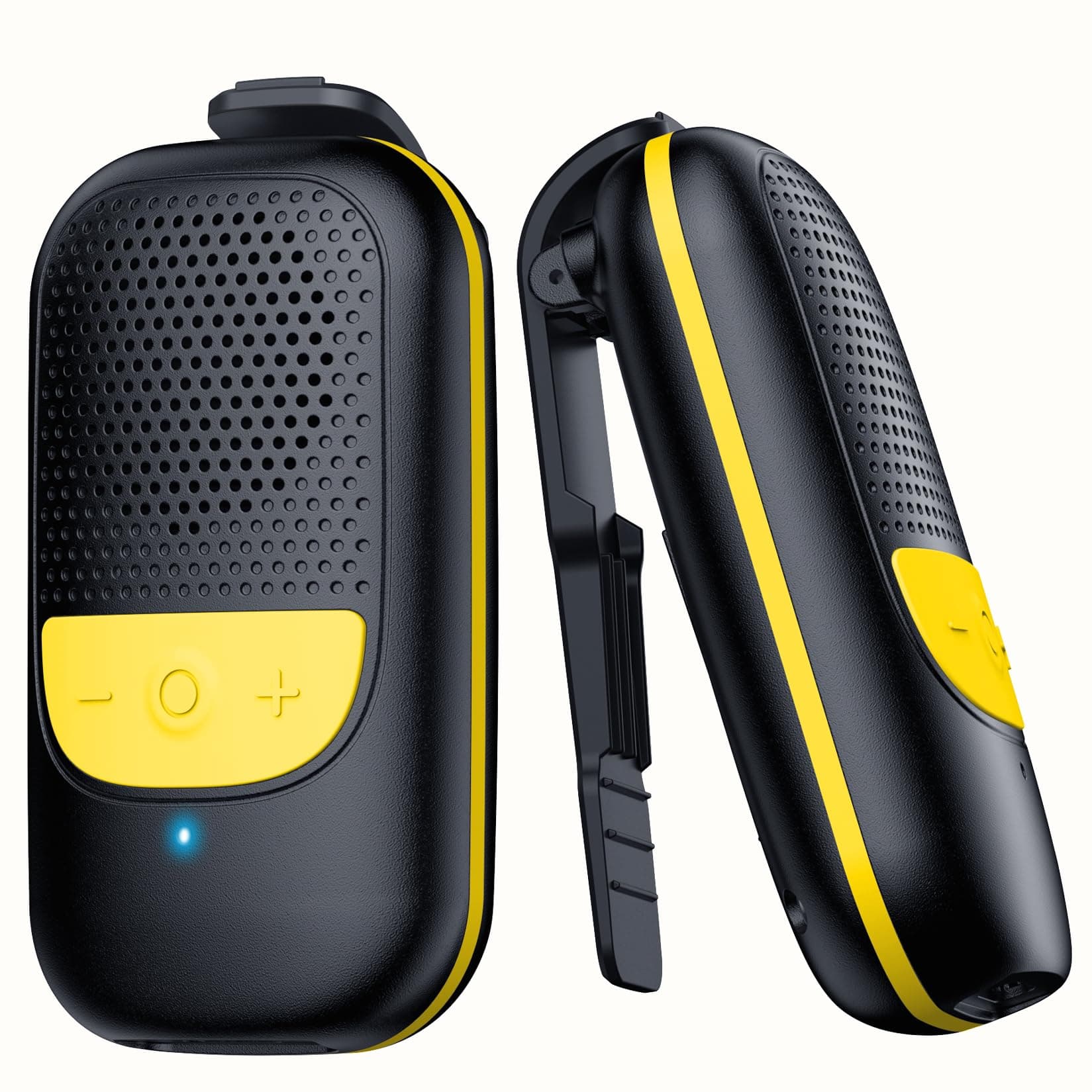 Temdan Wearable Bluetooth Speaker, Clip-On Portable Speaker with Built-in Mics for Hands-Free Music and Calls, Up to 10 Hours Battery Life,Mini Outdoor Waterproof Speaker Gifts for Women/Men - Black