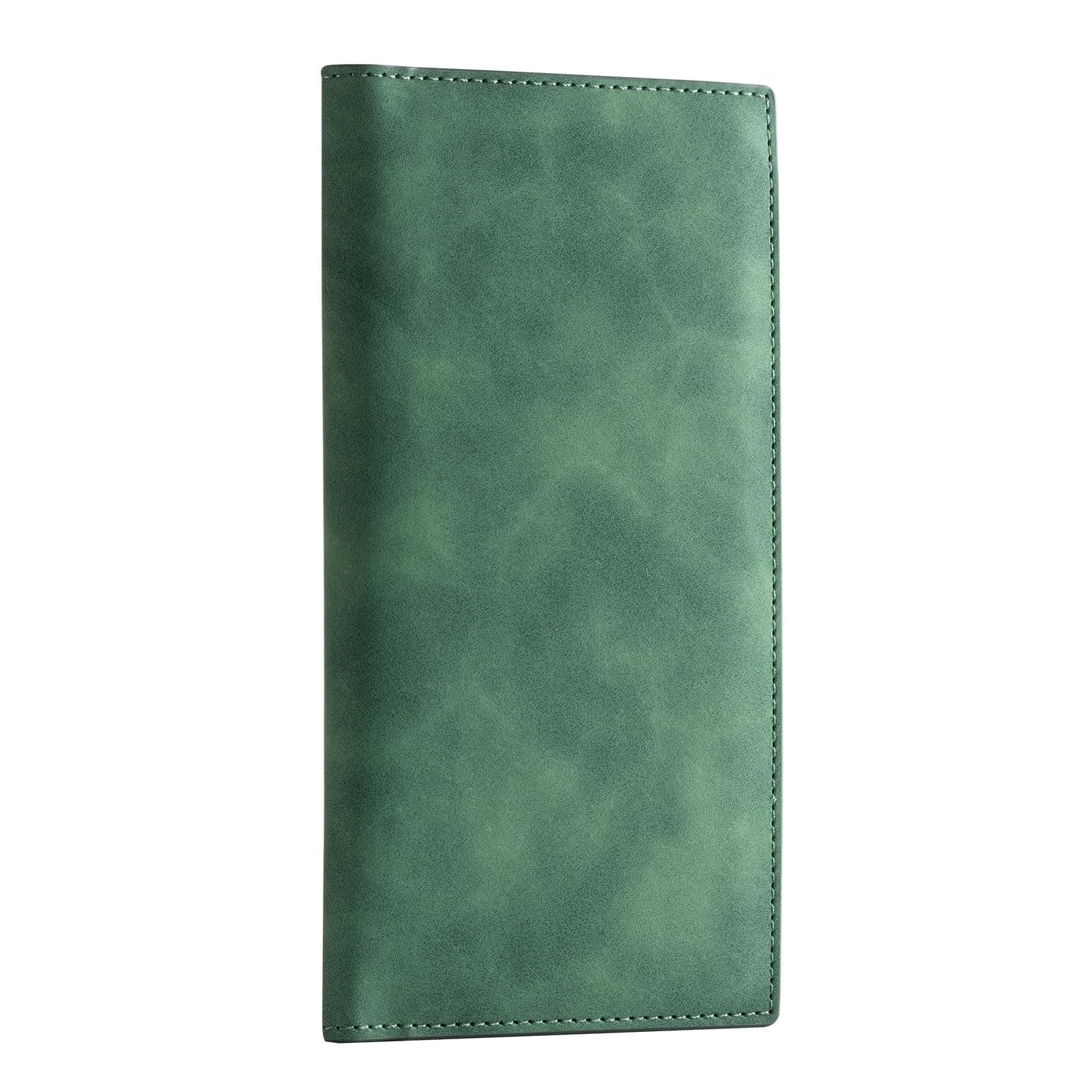 Premium Leather Checkbook Cover - RFID Blocking, Classic Design, Slim & Durable - Perfect for Personal & Business Checks