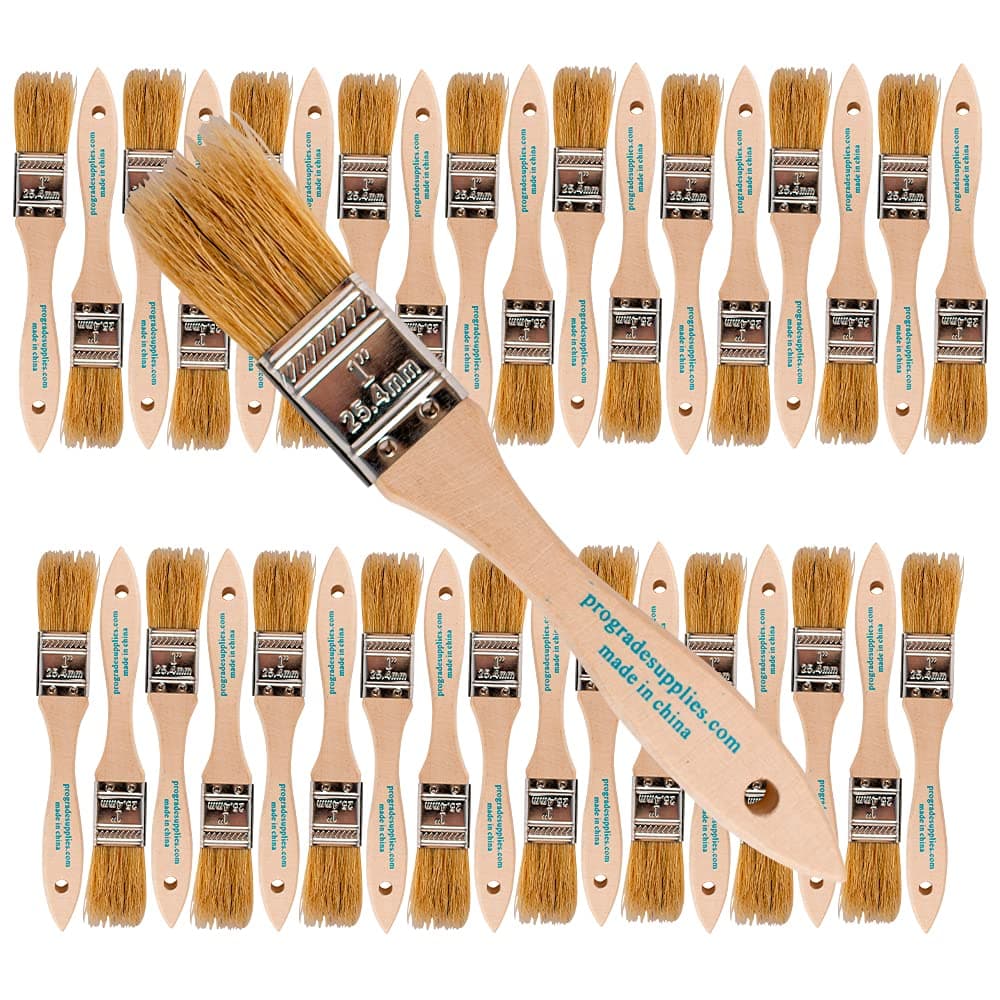 Pro GradeChip Paint Brushes - 36 Ea 1 Inch Chip Paint Brush