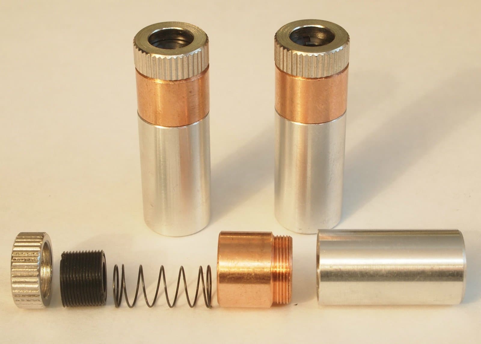 3 pack 12 x 30mm Copper 5.6mm Laser Diode Mount Blank Module