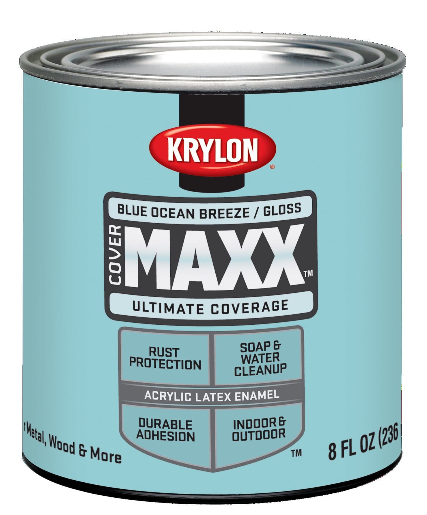 Cover Maxx Blue Ocean Breeze/Gloss Ultimate Coverage Paint 8 fl. oz