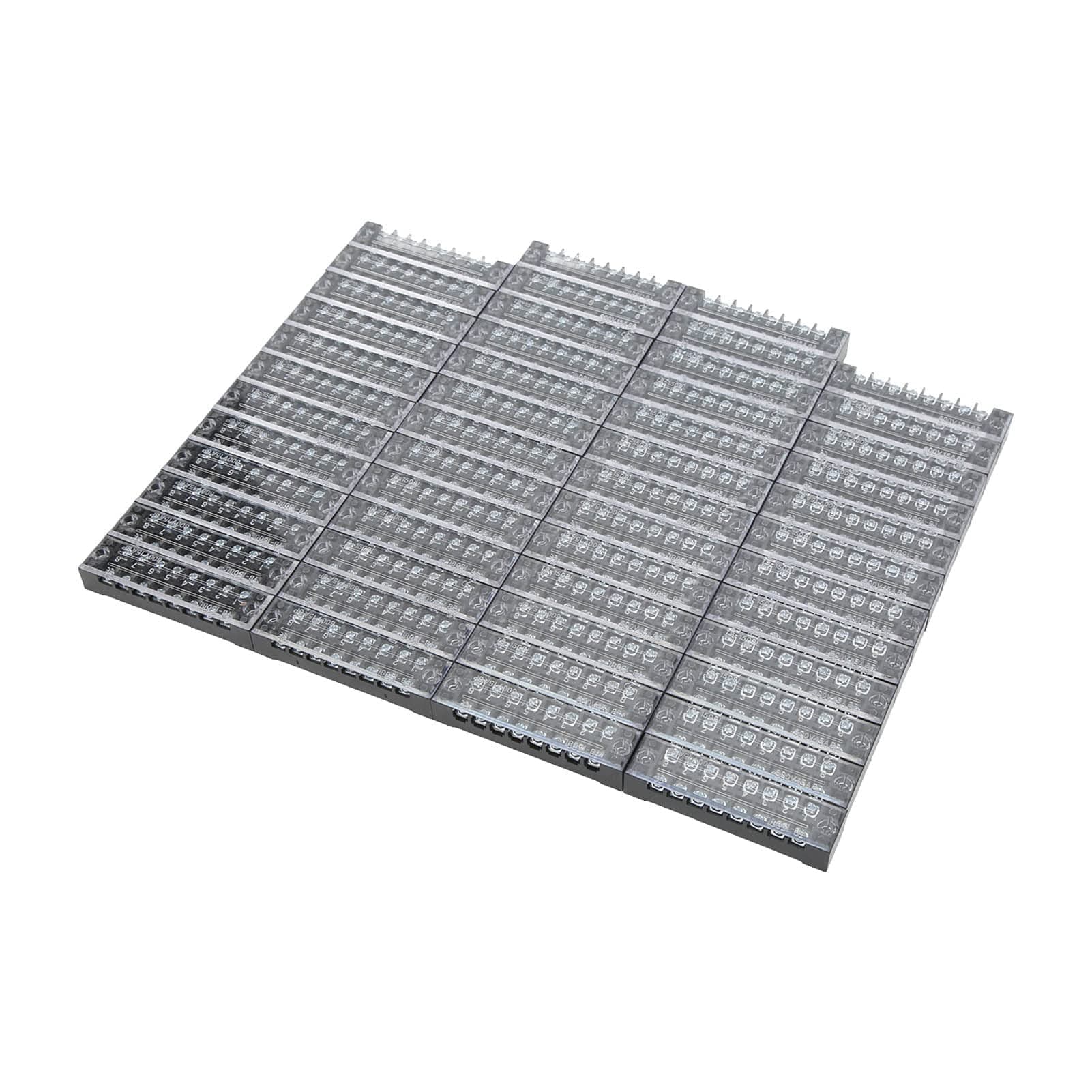 Fixed Wiring Board, 8 Section Dual Row Good Conductivity Terminal Block for Factory for Distribution Cabinet