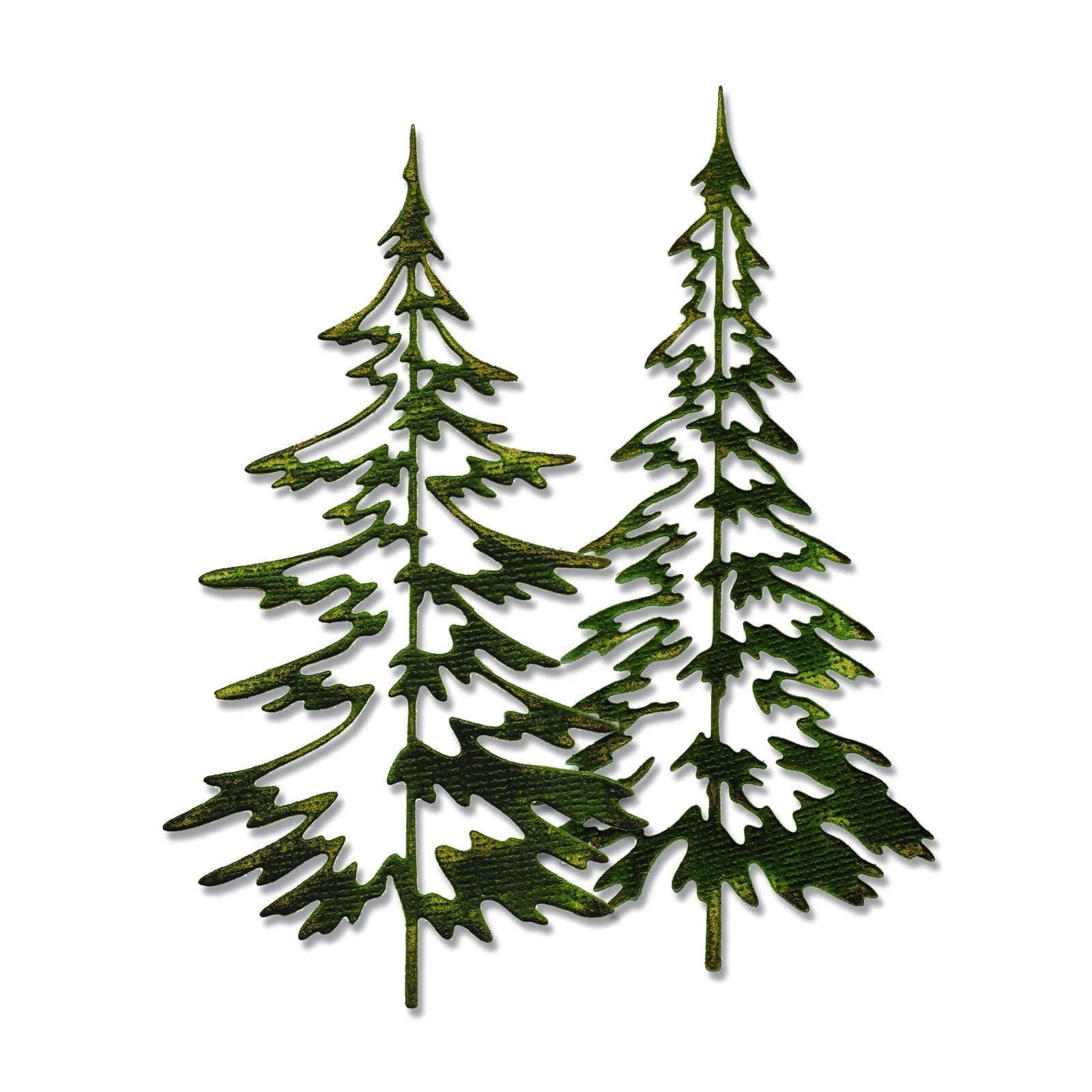 Sizzix 660978 Thinlits Die Set, Woodlands by Tim Holtz, 2/pack