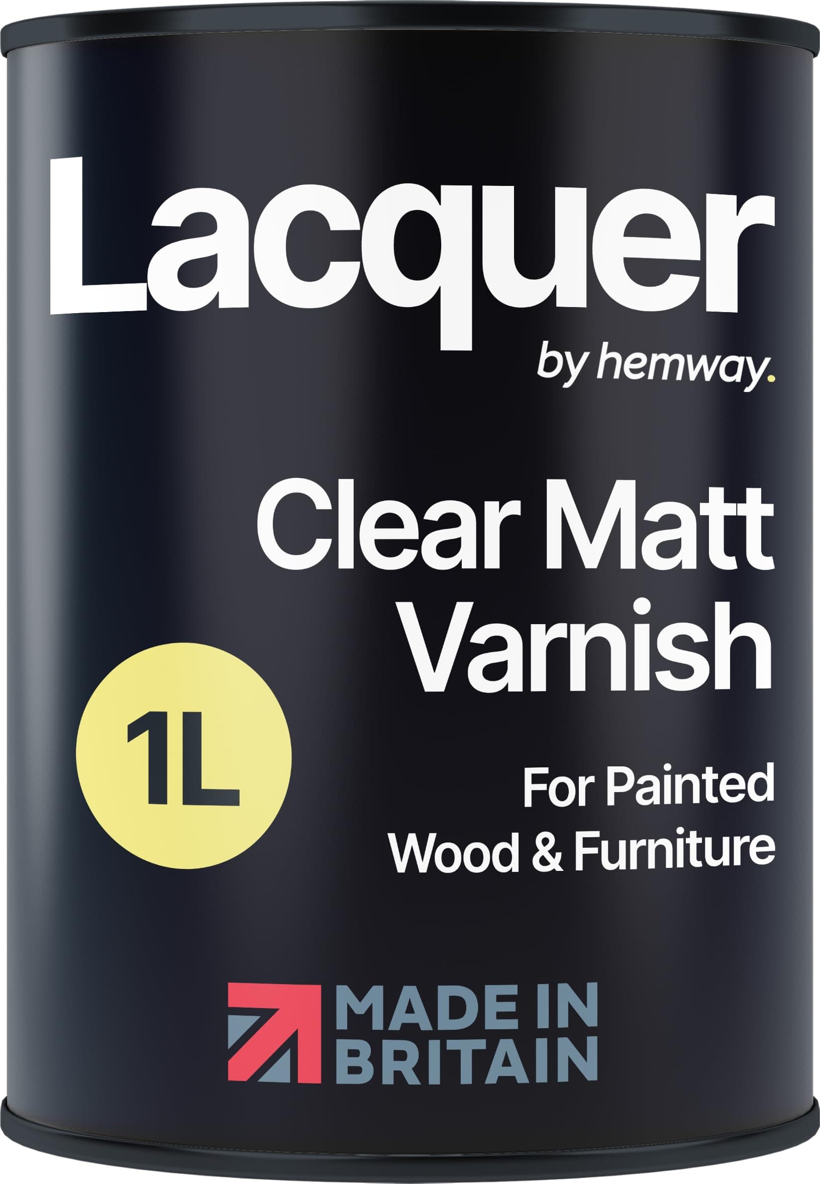 Clear Matte Lacquer 1 Litre / Quart UV Multi-Surface Sealant, Interior & Exterior, Protection, Top Coat, Chalk Based Furniture Paint, Water-Based, Fast Drying, Wood, Metal, Glaze, Low Odour