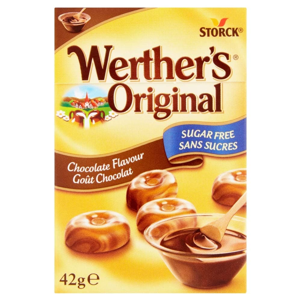 Werther's Original Sugar Free Chocolate Flavour, 42g