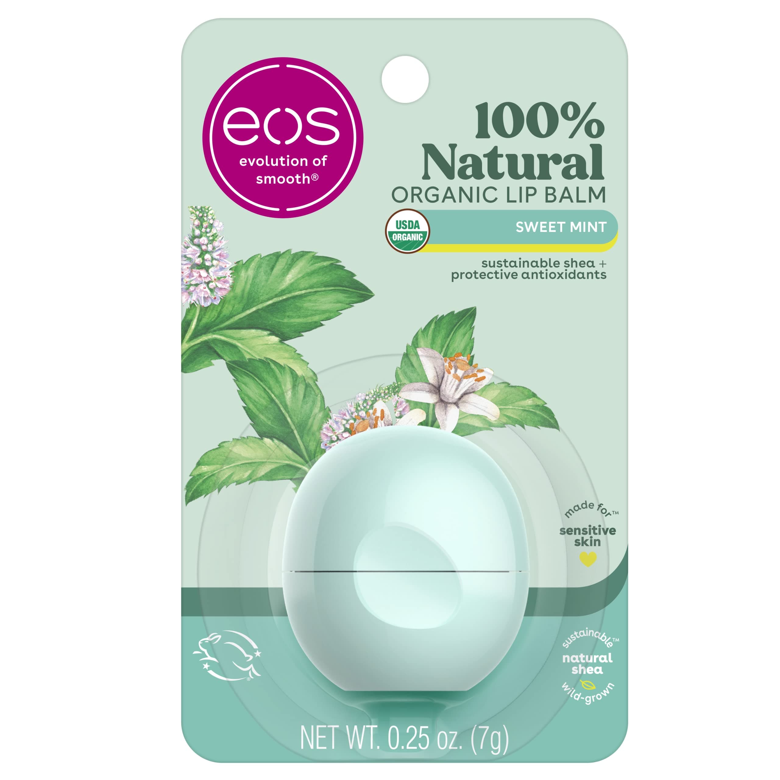 Eos Sphere Lip Balm, Sweet Mint- 0.25 Oz