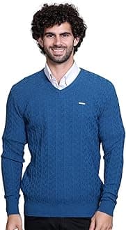 GODFREY V Neck Full Sleeve Sweater for Man Winter Pullover