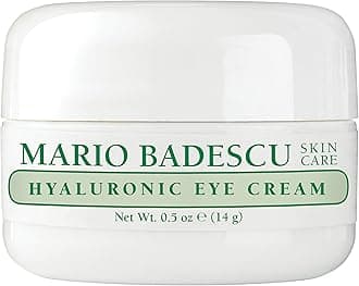 Hyaluronic Eye Cream Anti Aging for All Skin Types, Under Eye Cream for Dark Circles and Puffiness, Formulated with Hyaluronic Acid & Glycerin, 0.5 Ounce
