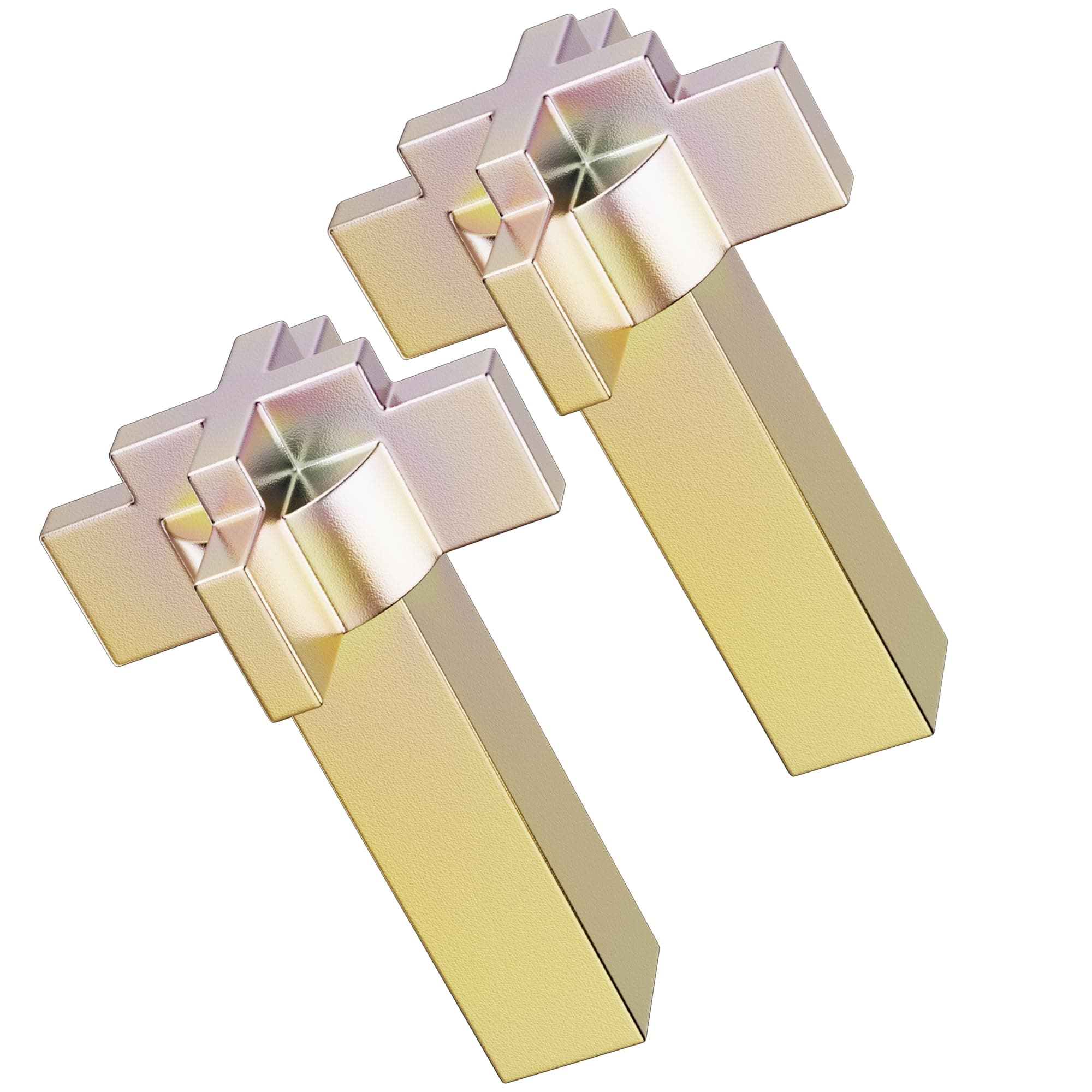 Hinged Door Lock Actuator for Patio Doors,Compatible with Andersen 400 Series Frenchwood Hinged (in-Swing and Out-Swing) Manufactured from 1988 to Present. 2579542 Lock Actuator Parts-2 Pack