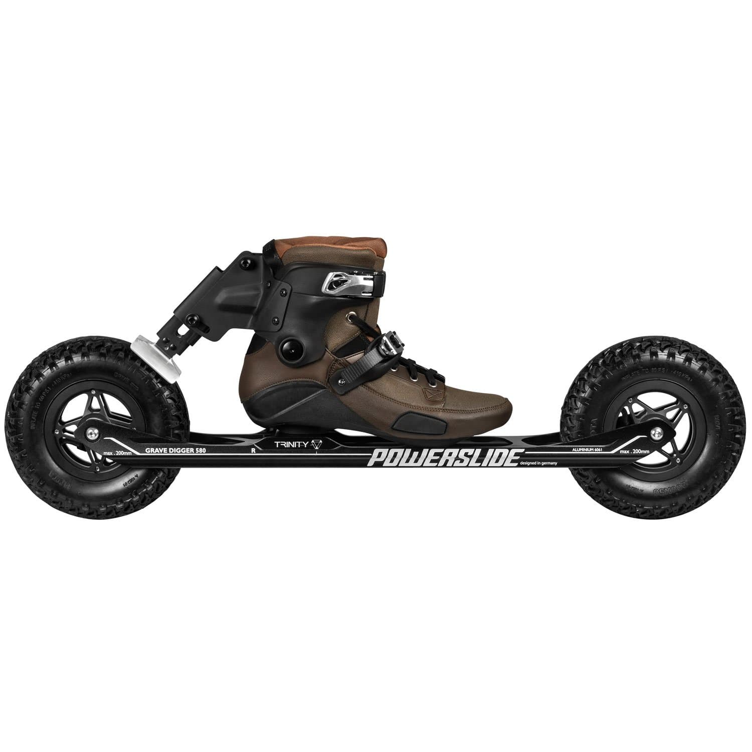 Powerslide Nordic Skate / Off-Road Inline Skate Grave Digger