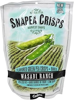 Harvest Snaps - Snapea Crisps Wasabi Ranch - 3.3 oz (pack of 3)