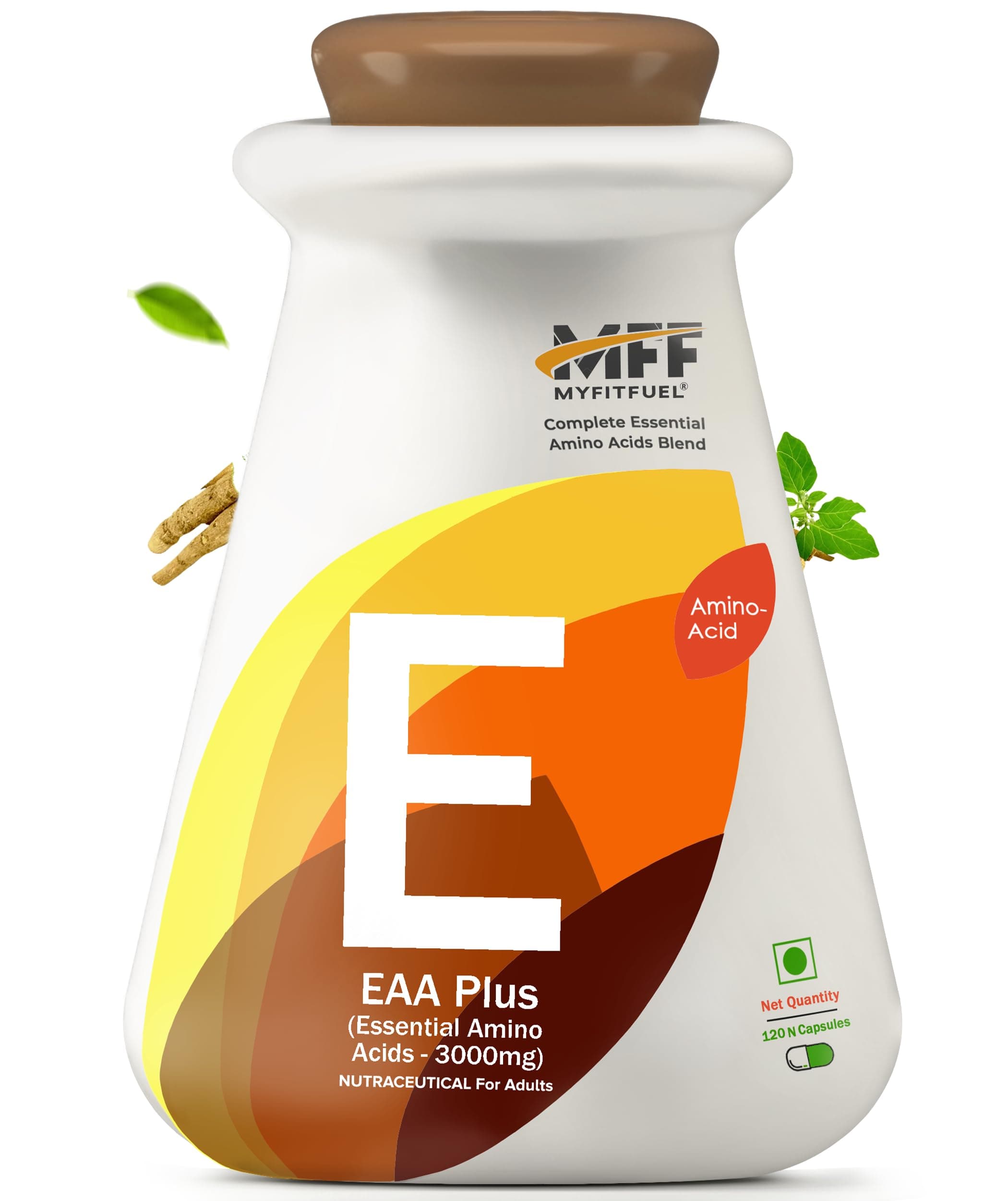 MyFitFuel Essential Amino Acid BCAA (3000 mg) 120 Tablets