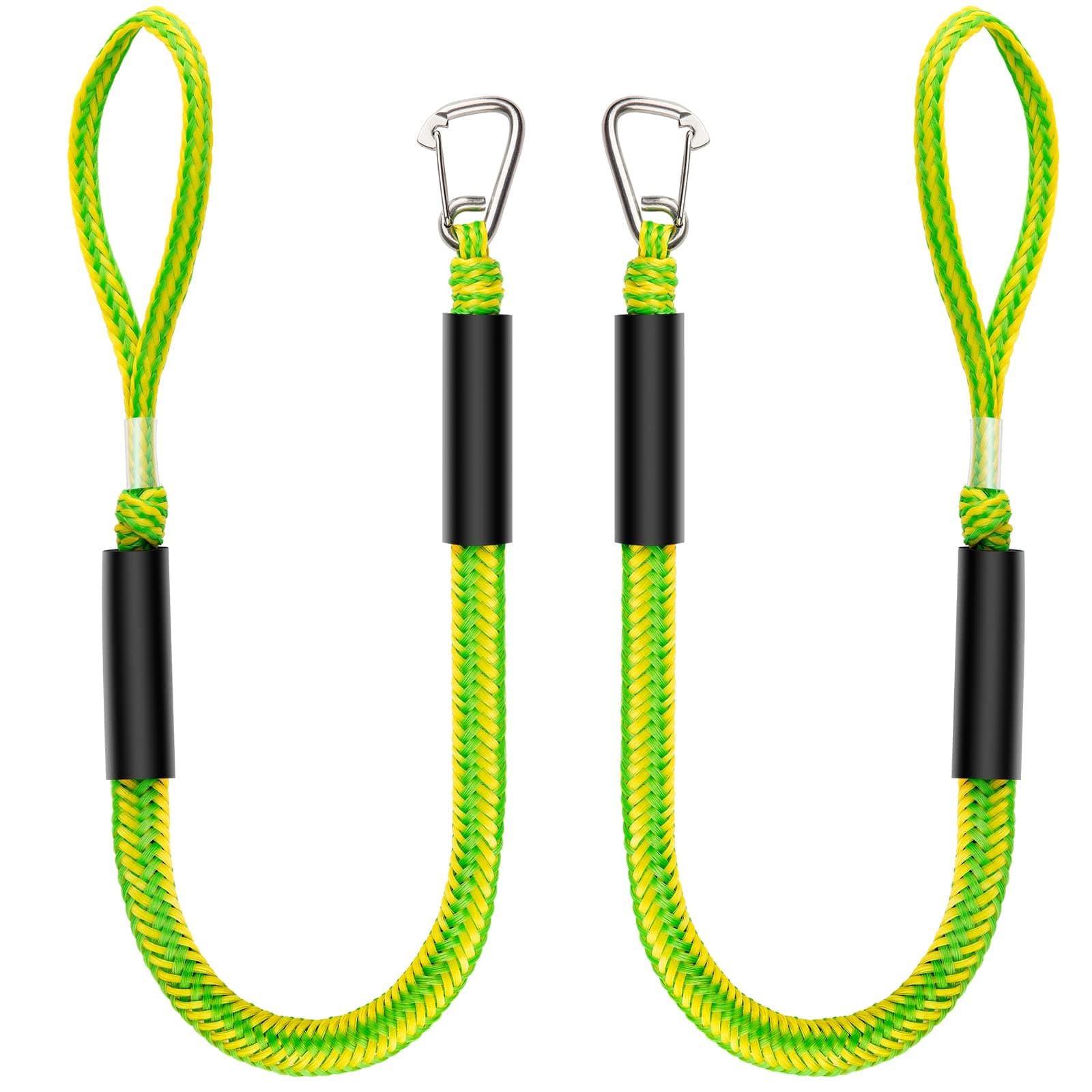 Botepon Bungee Dock Lines - Quick and Easy Dock Rope for Jet Ski, PWC, Seadoo, WaveRunner, Pontoon, Bass Boat