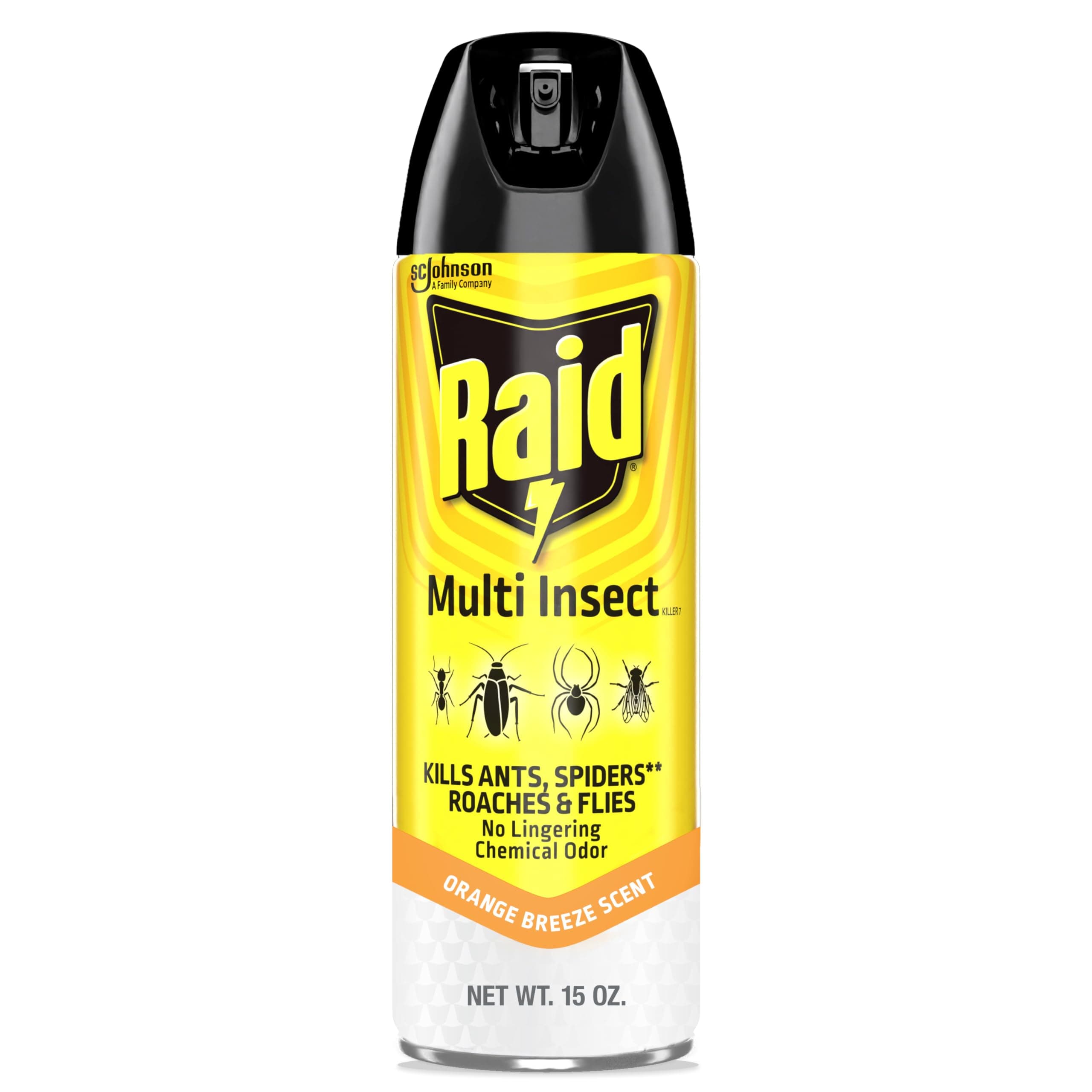 Raid Multi Insect Killer, Orange Breeze 15 Ounce (Pack of 1)