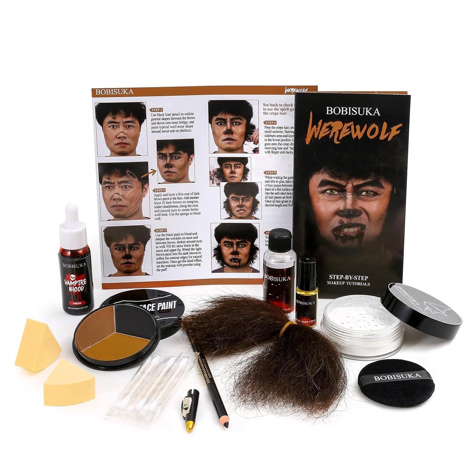 BOBISUKA Werewolf Makeup Kit
