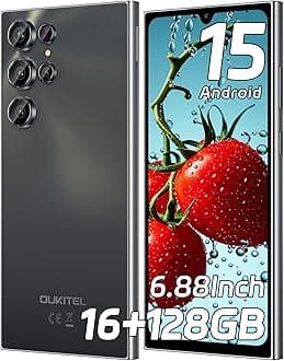 OUKITEL C61 SIM-Free & Unlocked Mobile Phones 2025- Android 15, 6.88" Display Smartphone, 16GB+128GB/1TB, 5150mAh Battery Phone, 13MP Camera, 4G Dual Sim Phone