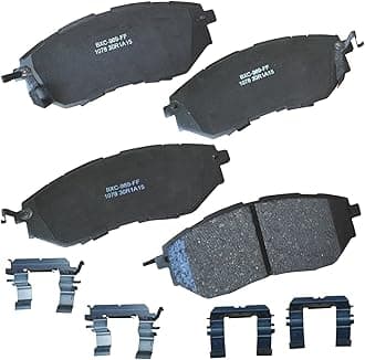 Premium SBC1078 Ceramic Front Brake Pads for Subaru B9 Tribeca 2007-2006, Forester 2018-2014, Legacy 2019-2005, Outback 2019-2010, Tribeca 2014-2008, WRX 2021-2015