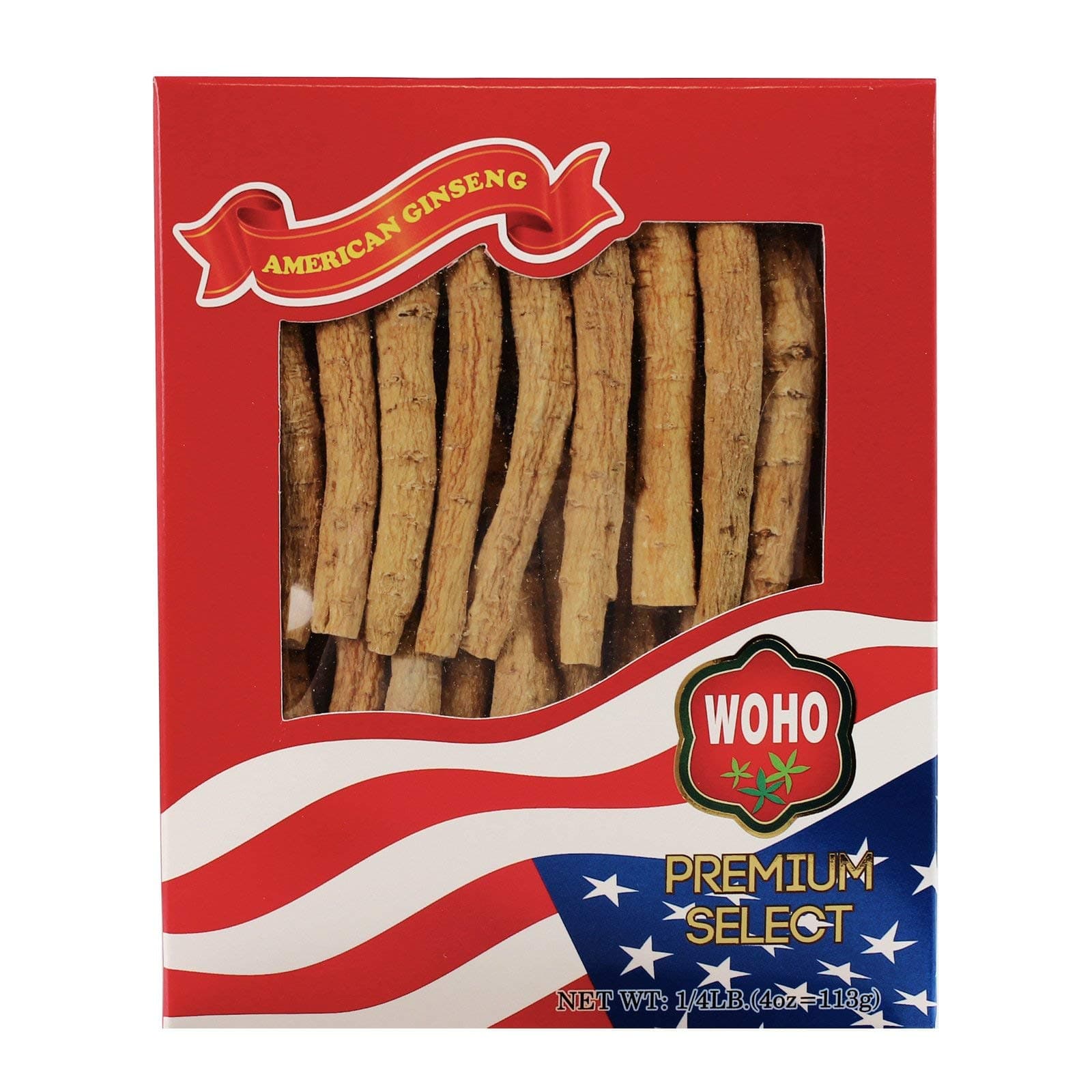 WOHO American Gnseng #102.4 Long Medium 4oz Box