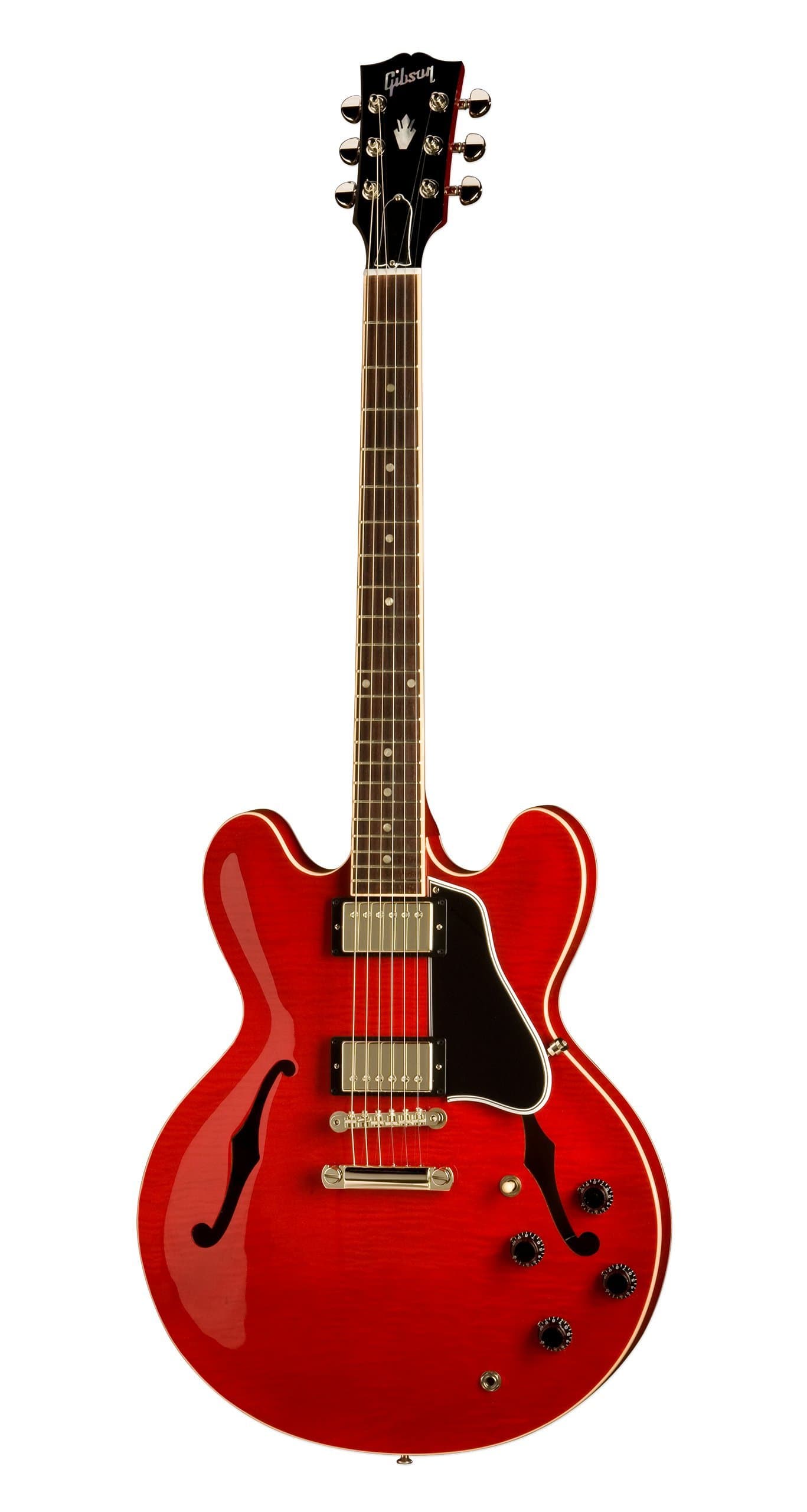 Gibson Custom ES-335 Dot Electric Guitar, Cherry, Figured Maple