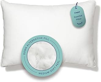 Casper Sleep Essential Pillow for Sleeping, Standard, White