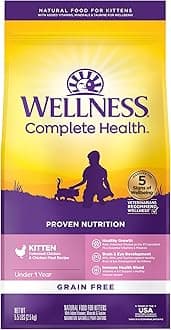 Complete Health Kitten Dry Cat Food, Natural, Grain Free Kibble, Chicken Recipe, 5.5 lb Bag